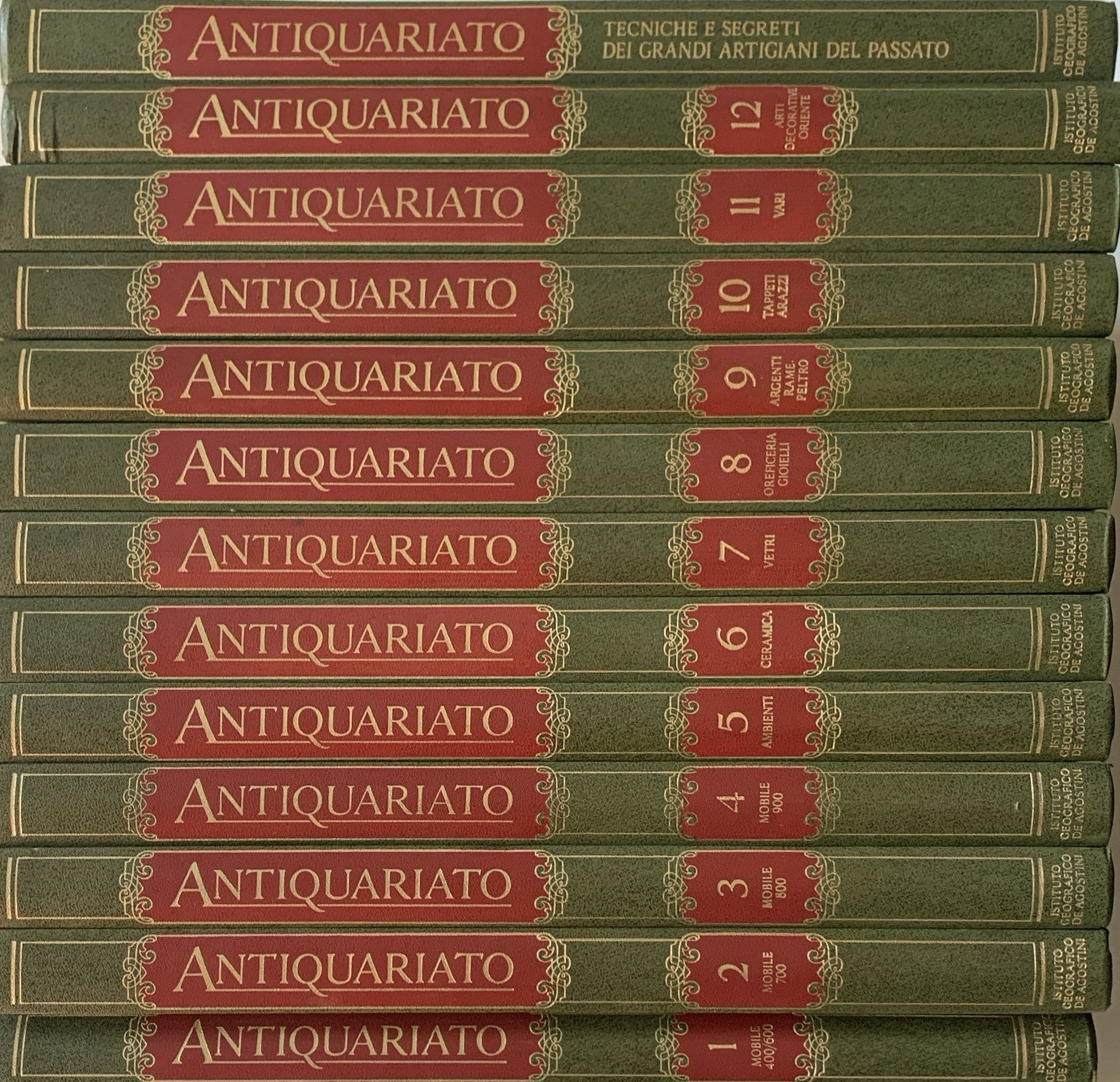Grande enciclopedia dell'antiquariato 13 volumi
