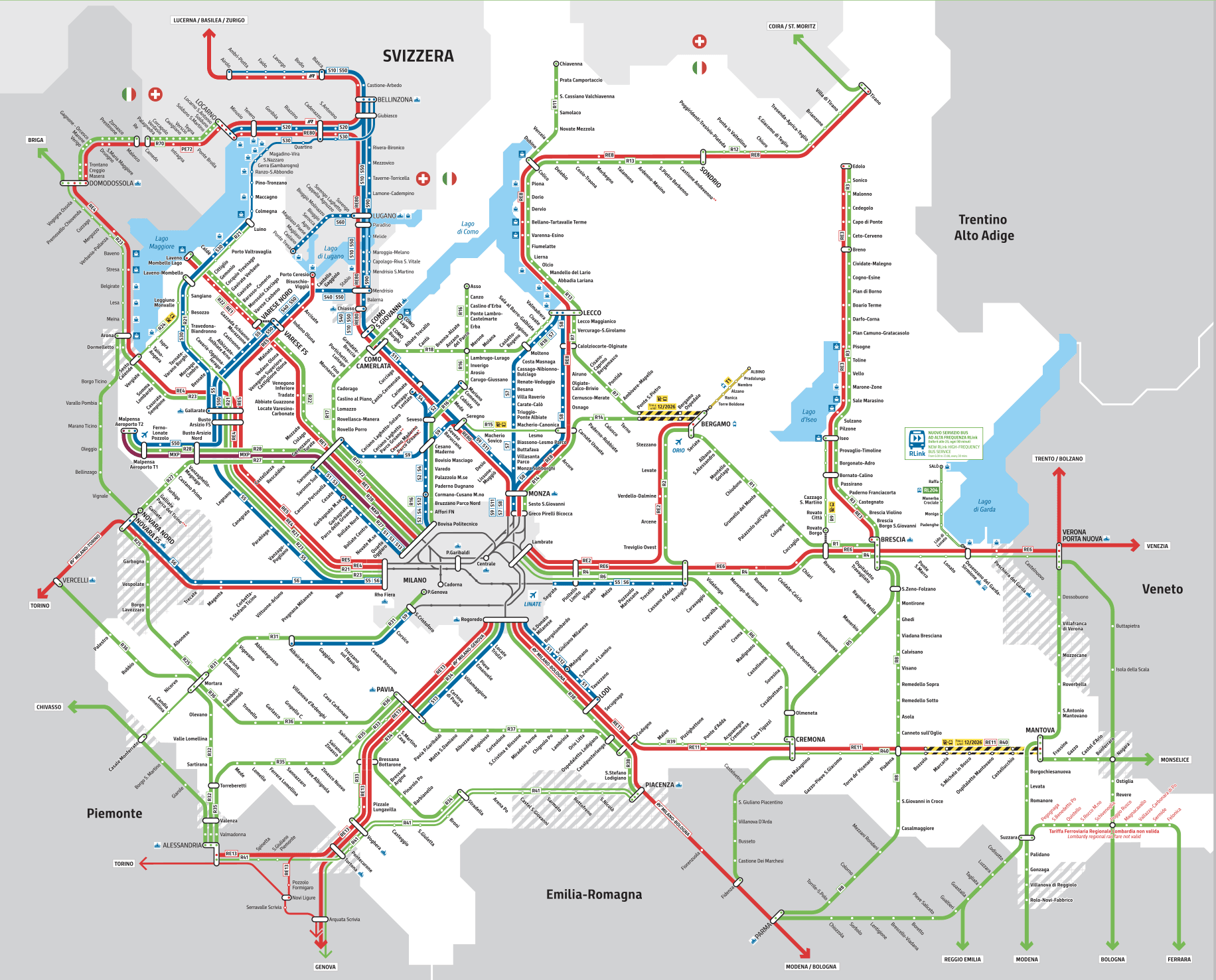 mappa regione trasporti